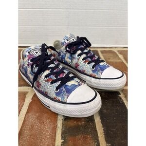 CONVERSE Womens Chuck Taylor All Star OX low tops 551549F‎ flower floral Size 7